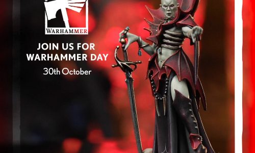 El 30 de octubre es el Warhammer Day y este año la miniatura exclusiva es Anasta Malkorion