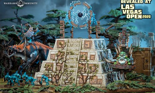 Nuevo battletome y escenografía para los Seraphon