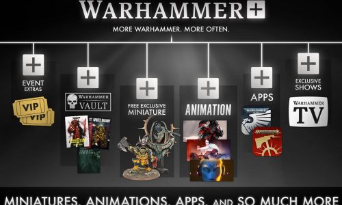 Warhammer+ se estrenará el 25 de agosto con series, miniaturas exclusivas de regalo, acceso a material antiguo, apps y más