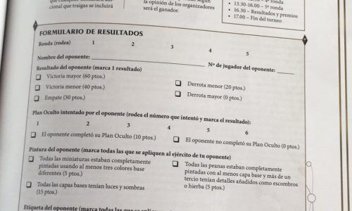 General’s Handbook 2019: Formato estándar de torneo y puntuaciones
