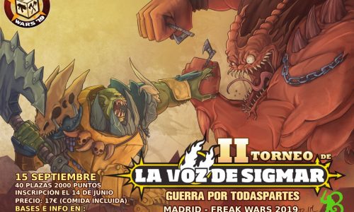Abierta la inscripción para el Torneo AoS Freak Wars 2019 de la Guerra por Todaspartes
